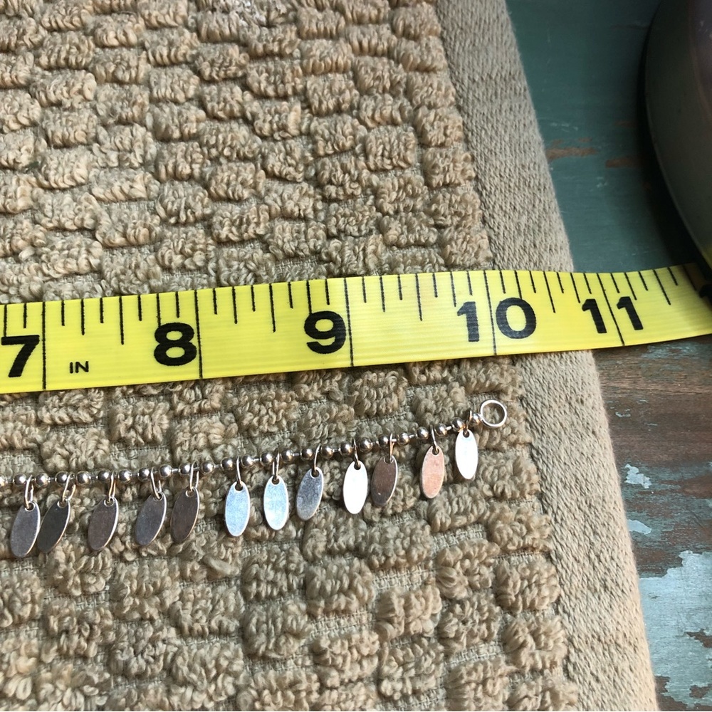 Sterling silver ankle bracelet - Picture 4 of 4